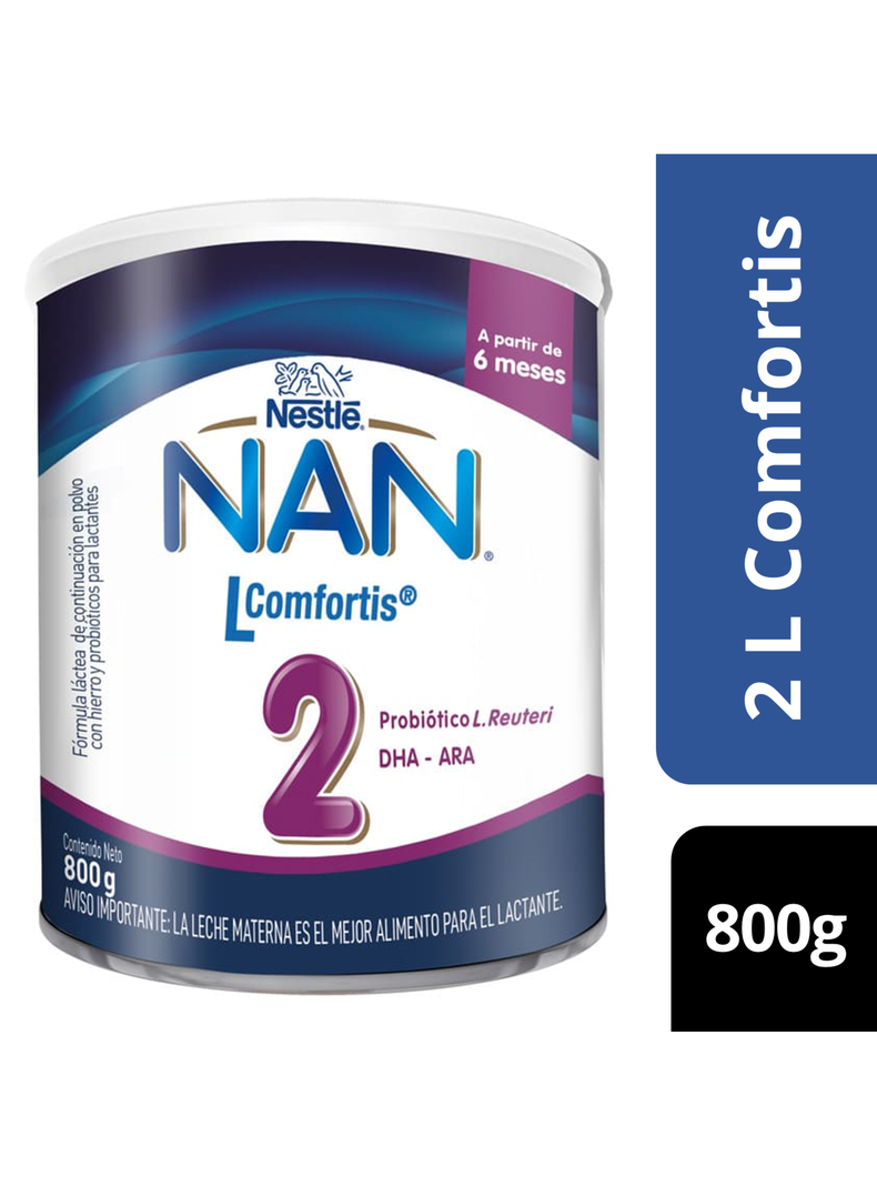 Fórmula Infantil NAN® 2 L Comfortis 800g-1