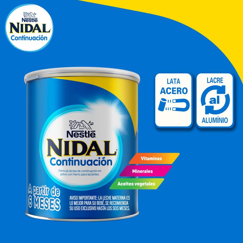 Fórmula Láctea Nidal Inicio 800g -2