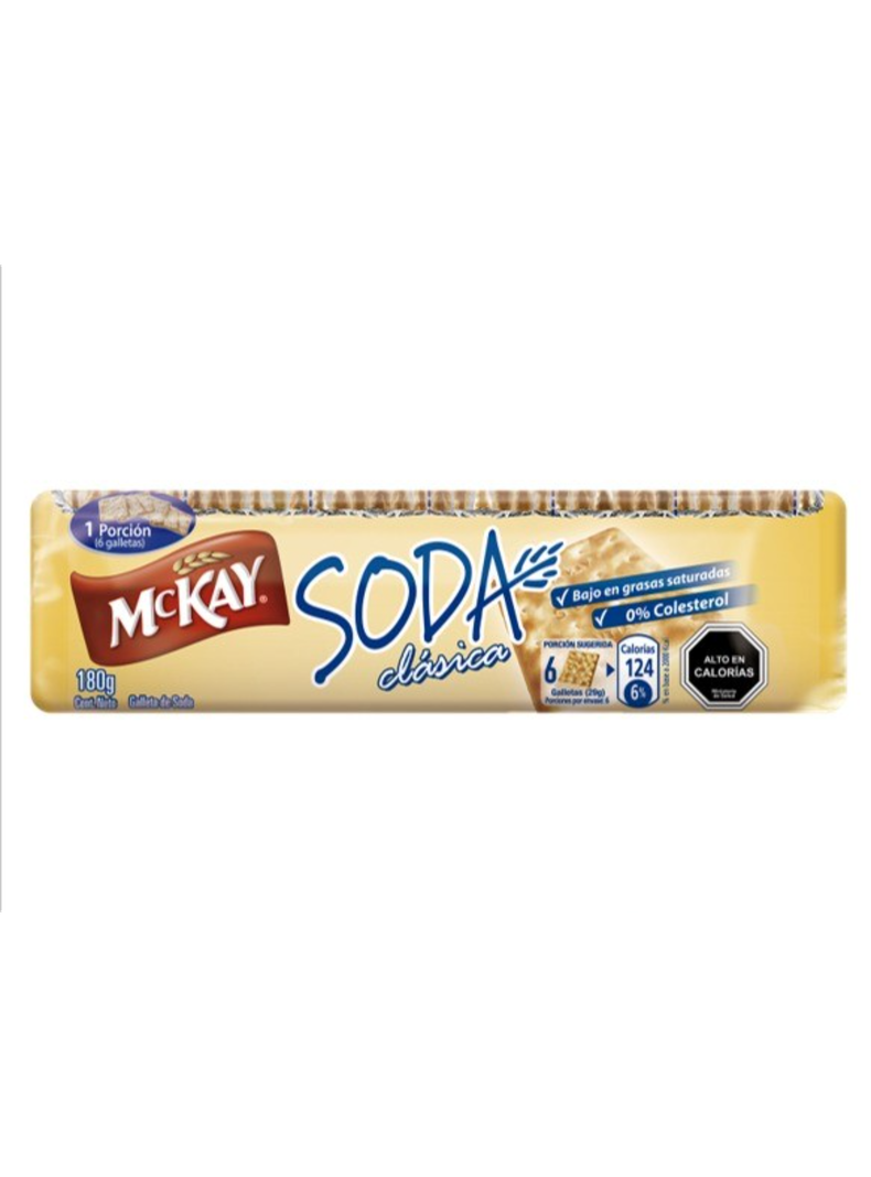 Galleta Mckay® Soda Clásica 180g Pack X3-1
