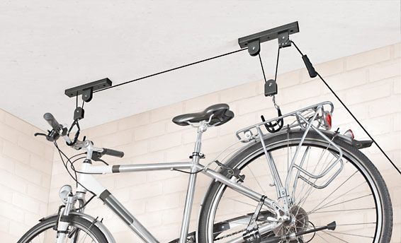 Estacionamiento Para Bicicleta / Elevador  Techo Metal-1