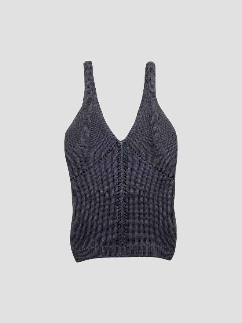 Polera sin mangas MANGO - Talla M (VOP00862044)-0