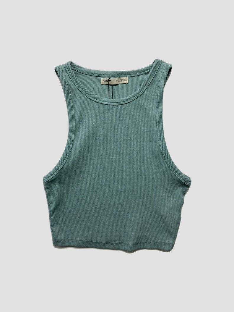 Polera sin mangas PULL&BEAR - Talla S (VOP00944414)-0
