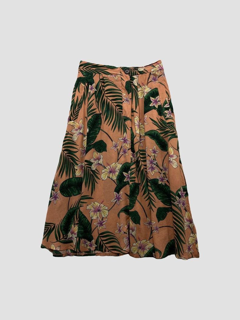 Falda larga STRADIVARIUS - Talla 38 (VOP00942364)-0