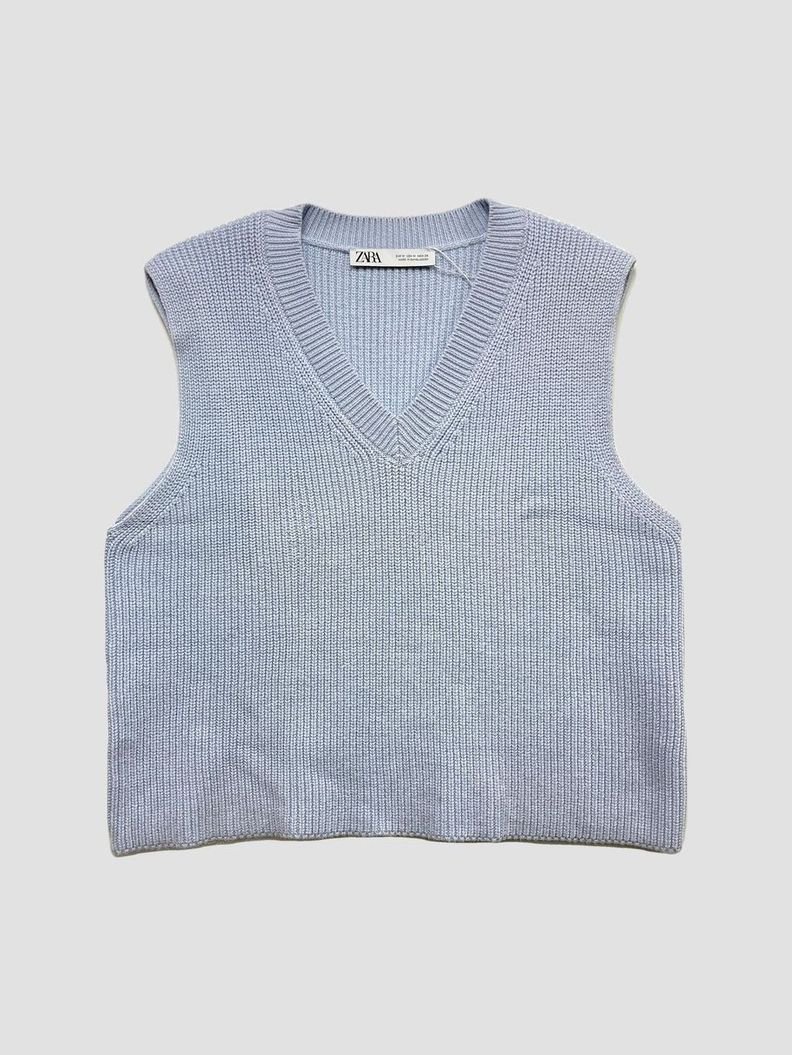 Chaleco sin mangas ZARA - Talla M (VOP00805539)-0