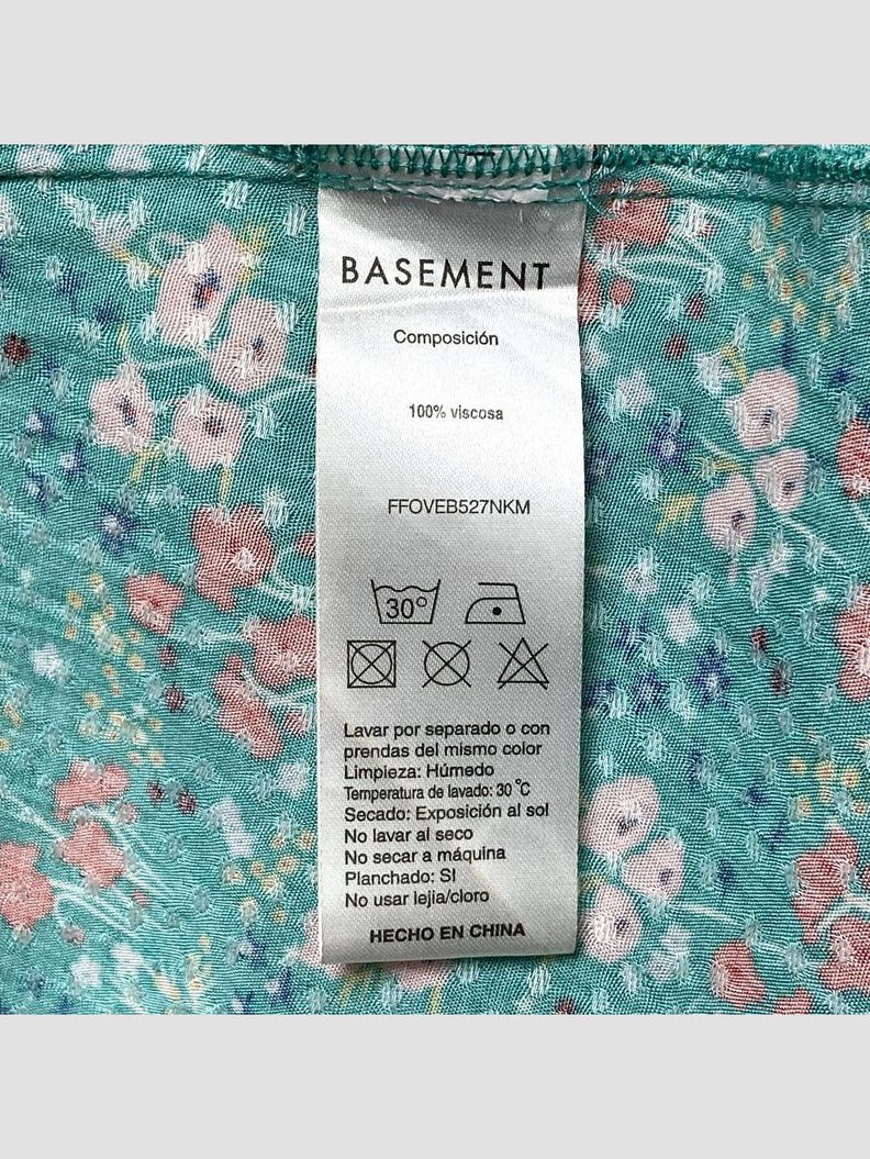 Vestido largo BASEMENT - Talla M (VOP00922214)-1
