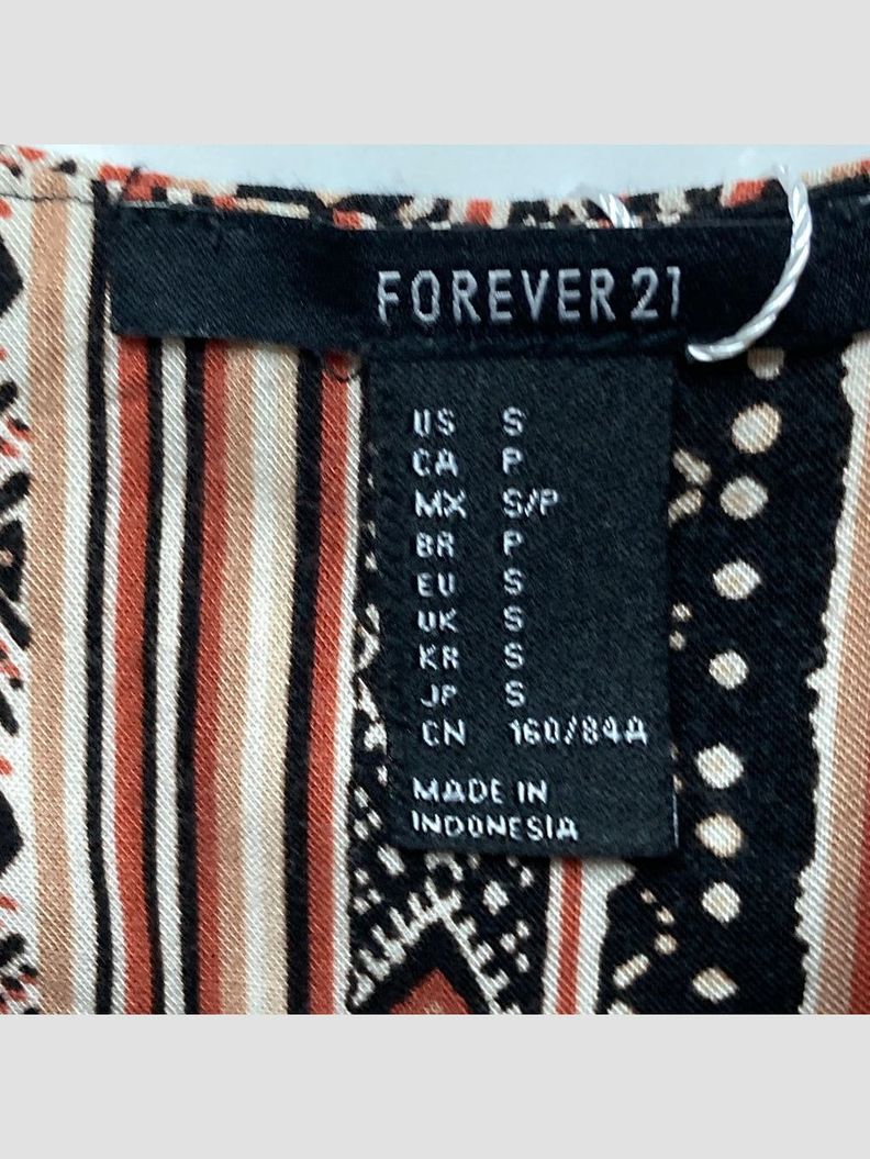 Polera sin mangas FOREVER 21 - Talla S (VOP00862658)-1
