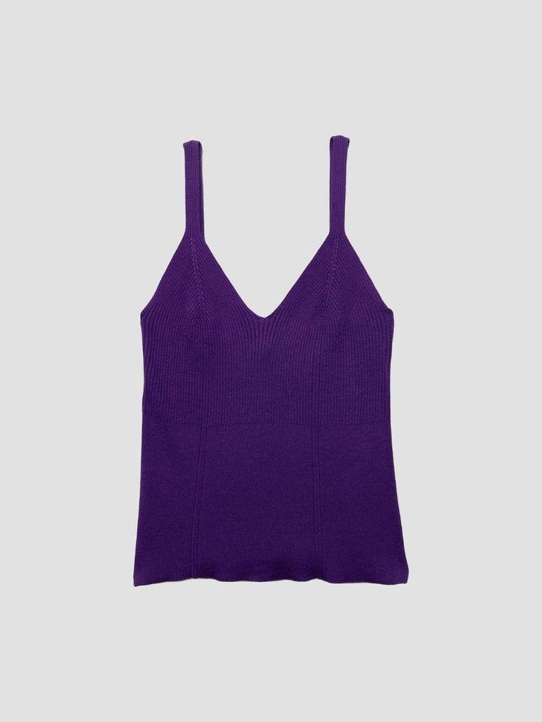 Polera sin mangas MANGO - Talla XS (VOP00945181)-0