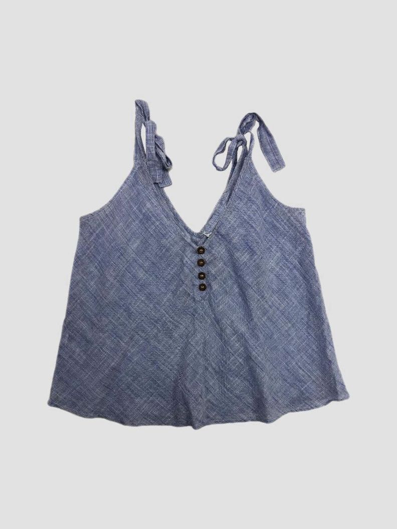 Polera sin mangas MANGO - Talla S (VOP00701407)-0