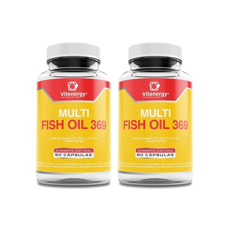 Omega 3 6 9 - Multi Fish Oil - EPA/DHA - Pack x 2 - Cápsula Soft Gel-0