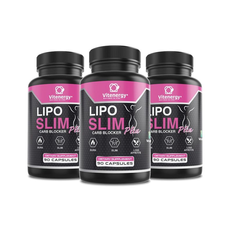 Bloqueador de Absorcion de carbohidratos - Regulador Transito - Lipo Slim Plus Original-  Pack x3