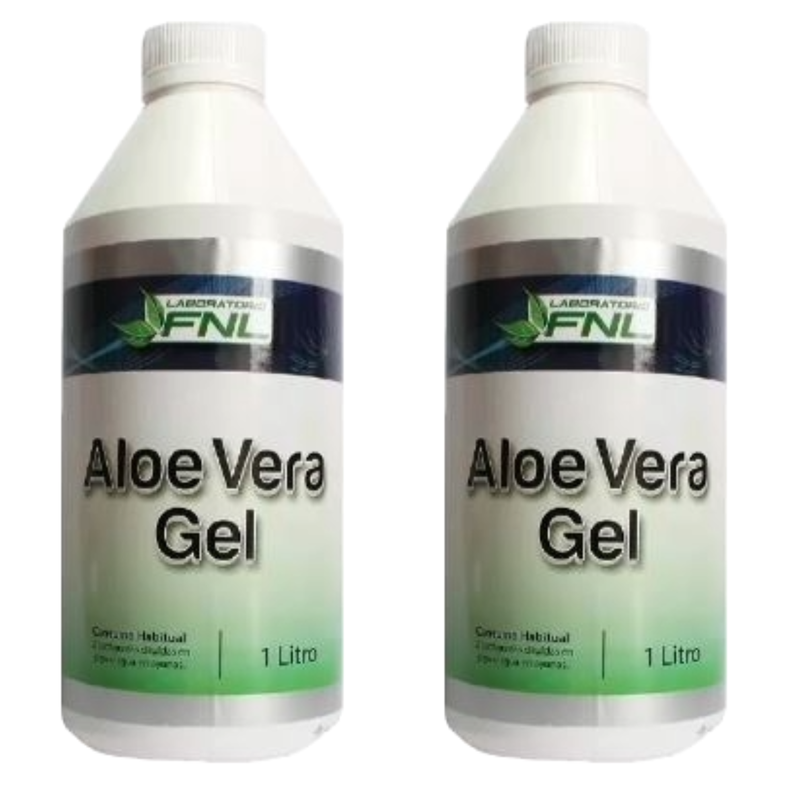 Aloe vera gel 100% - 1 litro + stevia oferta pack 2-0