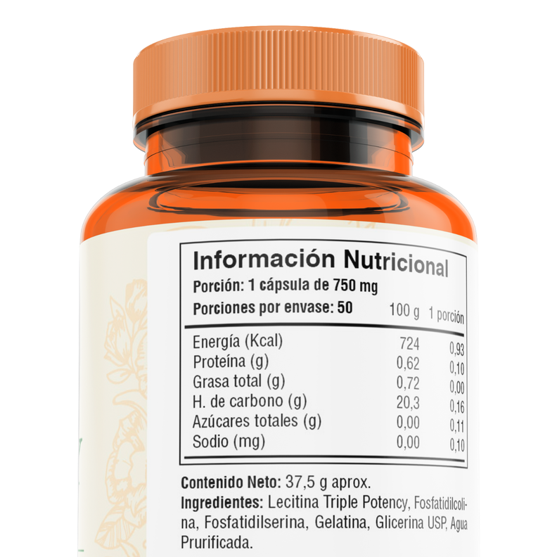 LECITINA TRIPLE POTENCY - FOSFATIDILCOLINA - FOSFATIDILSERINA-2