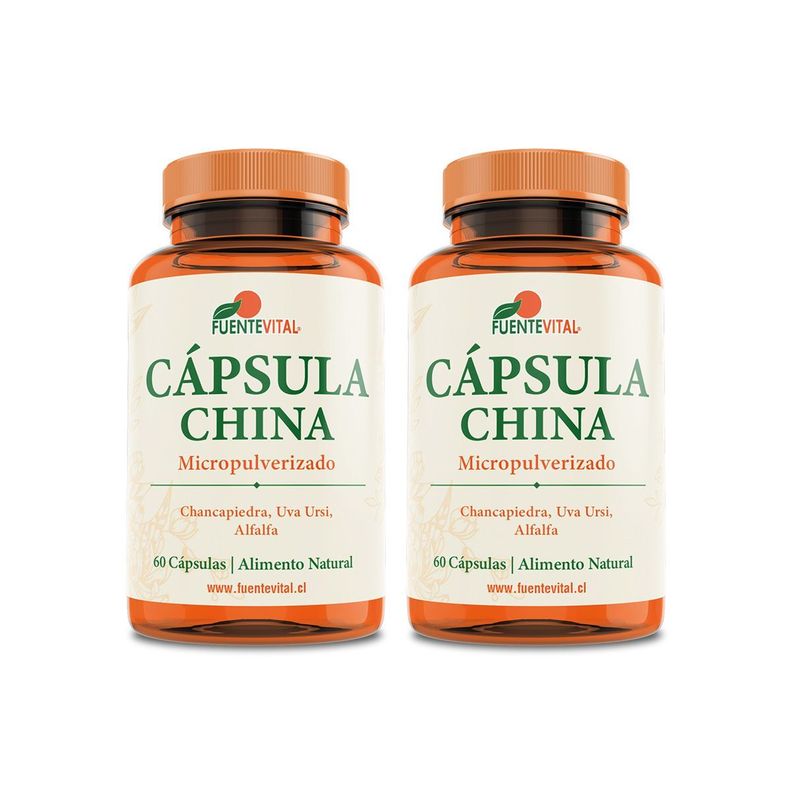 Cápsula china-chancapiedra-Uva Ursi- alfalfa pack x2-0