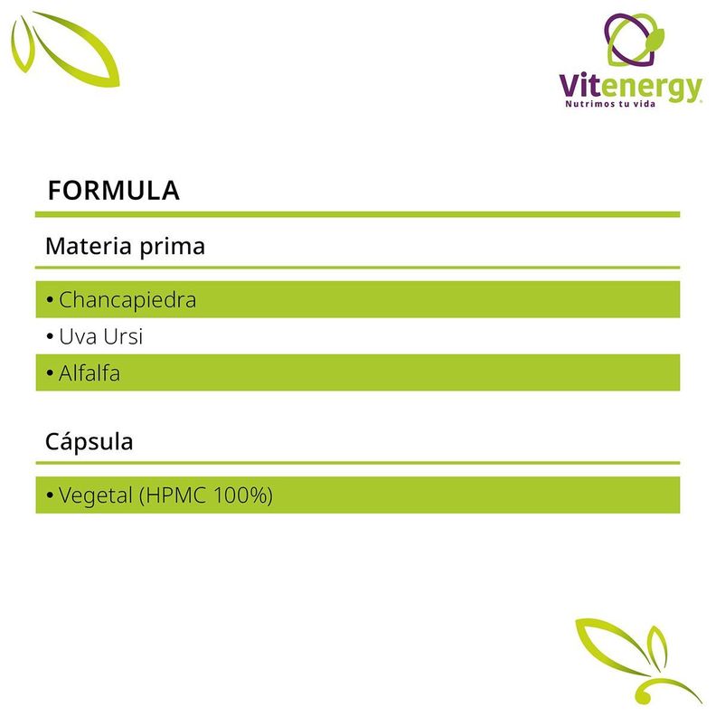 Cápsula china-chancapiedra-Uva Ursi- alfalfa pack x2-4