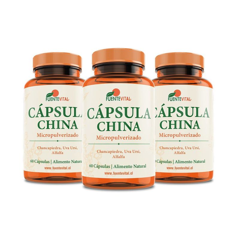 Capsula china - chancapiedra - Uva Ursi Alfalfa pack x3-0