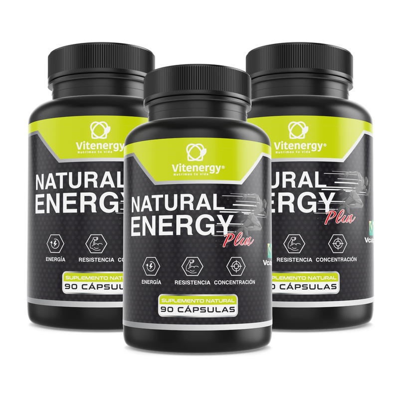 COMPLEJO B ENERGIZANTE NATURAL - NATURAL ENERGY PLUS - PACK x3