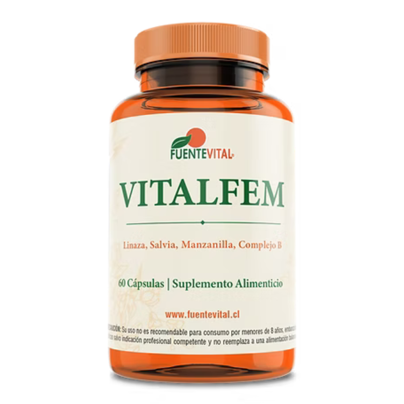 VITALFEM MENOPAUSIA 60 CÁPSULAS | EQUILIBRIO HORMONAL MUJER