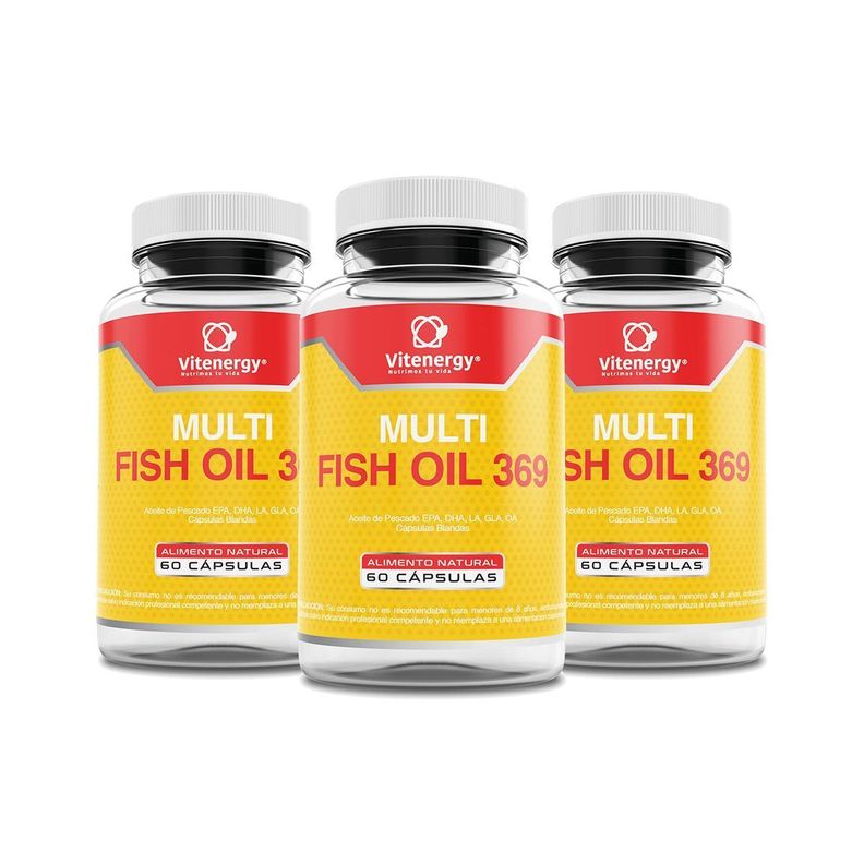 Omega 3 6 9 - Multi Fish Oil - EPA/DHA - Pack x 3 -0