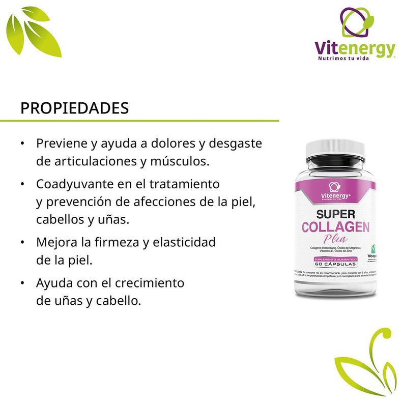 Colágeno Hidrolizado - Zinc- Vitamina E + Biotina Plus Pack-1