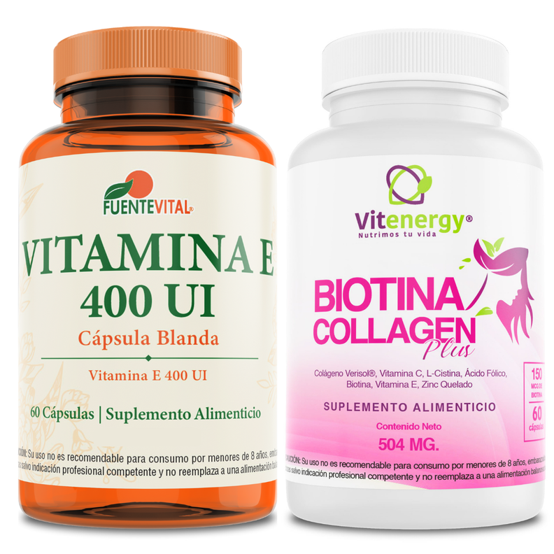 Colágeno- Zinc - Magnesio + Vitamina E  Pack-0