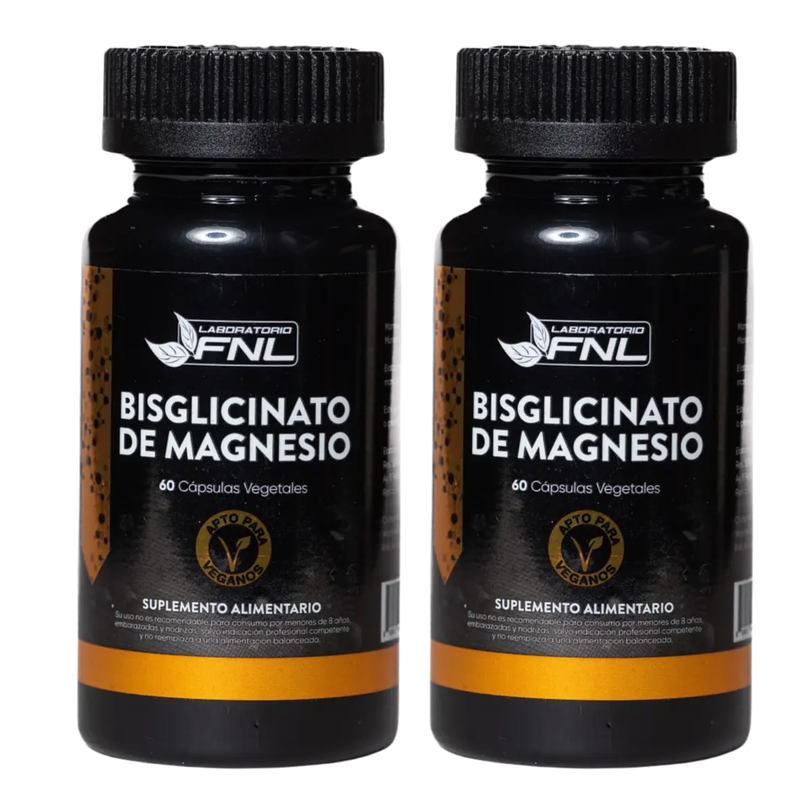 BISGLICINATO DE MAGNESIO CAPSULAS - PACK x2