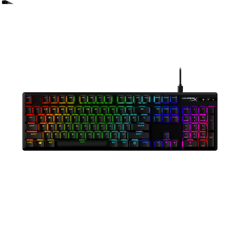 Teclado Gamer Hyperx Alloy Origins PBT RGB, Switch Red, Mecánico, Ingles-0