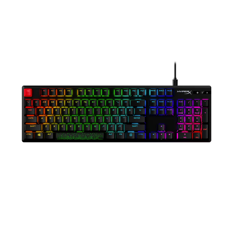 Teclado Gamer Hyperx Alloy Origins PBT RGB, Switch Red, Mecánico, Ingles-1