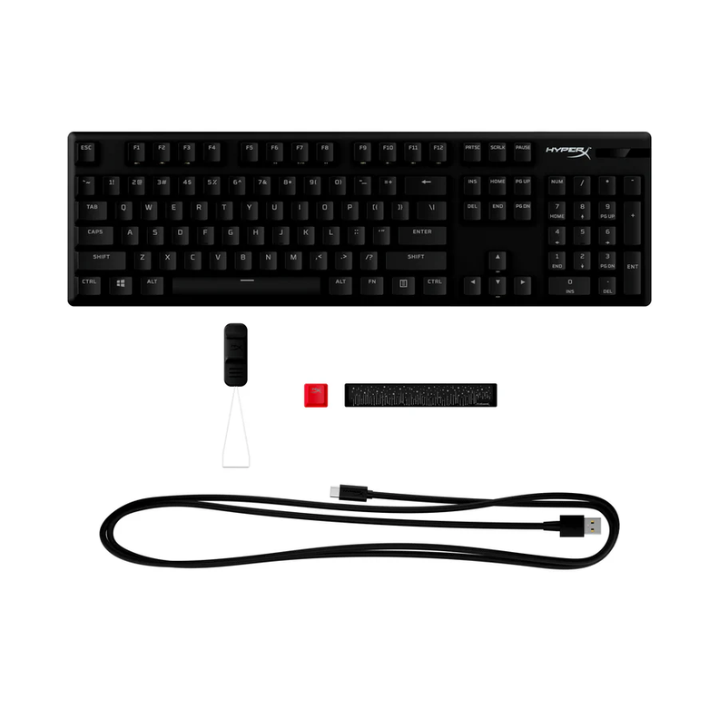 Teclado Gamer Hyperx Alloy Origins PBT RGB, Switch Red, Mecánico, Ingles-5
