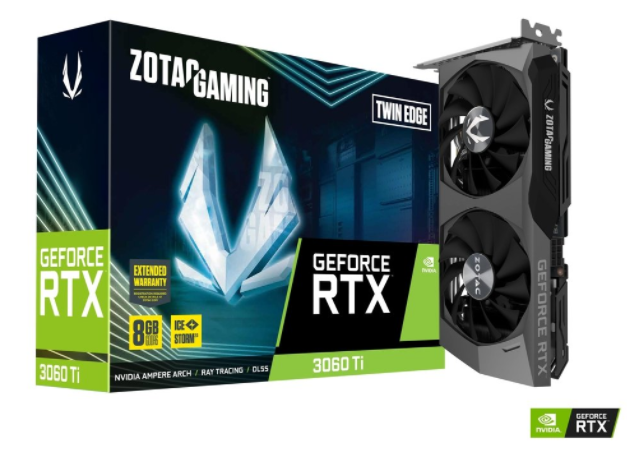 Tarjeta de Video GeForce RTX 3060Ti Twin Edge LHR Zotac | Paris.cl