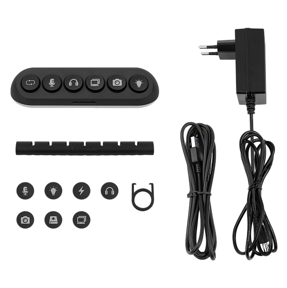 USB Hub Streamplify Deck, 6 Botónes, RGB, USB 3.0-3