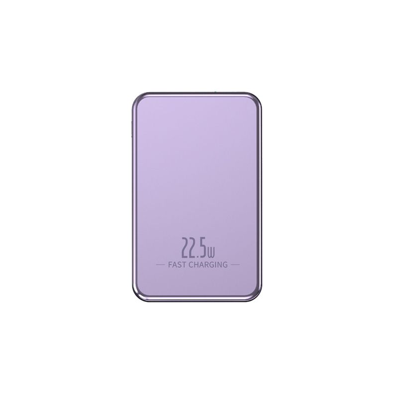 Cargador Inalámbrico Motomo M0-48, Magsafe, 20Wm Magnetico, Color Purpura -1