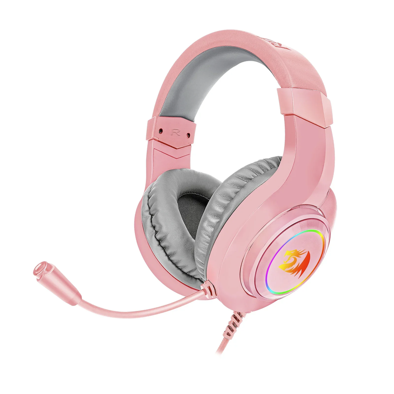 Audífonos Gamer Redragon Hylas H260 RGB, Over-Ear, Jack 3.5mm, Pink-0