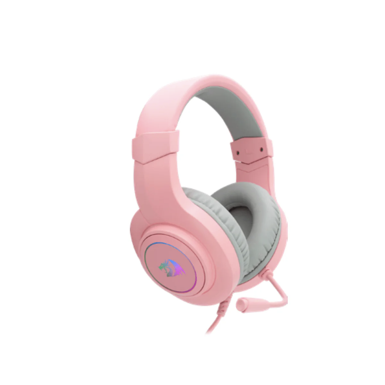 Audífonos Gamer Redragon Hylas H260 RGB, Over-Ear, Jack 3.5mm, Pink-2