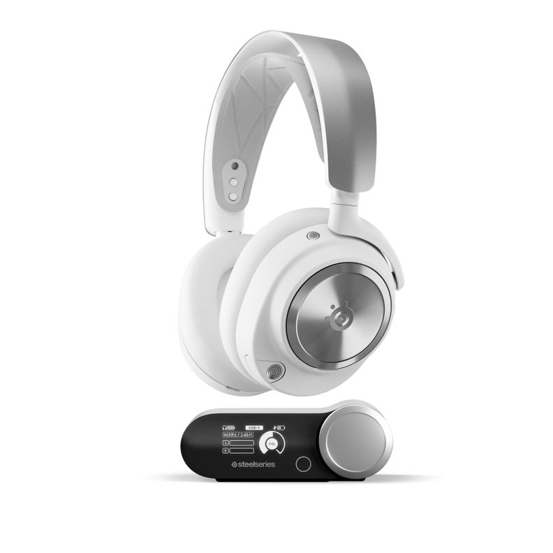 Audífonos Inalámbricos SteelSeries Arctis Nova Pro para PS5, PS4, PC, Switch - White-0