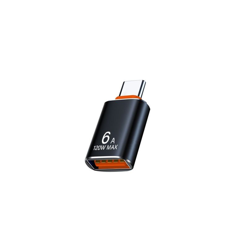 Adaptador USB OTG Motomo, USB-A a USB-C, Negro-1