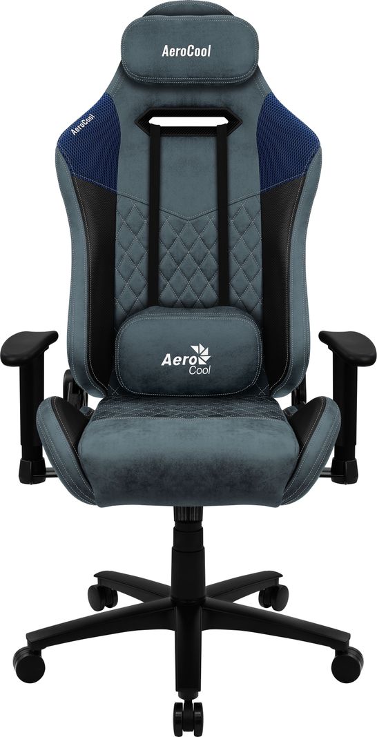 SILLA GAMER AEROCOOL DUKE STEEL BLUE-0