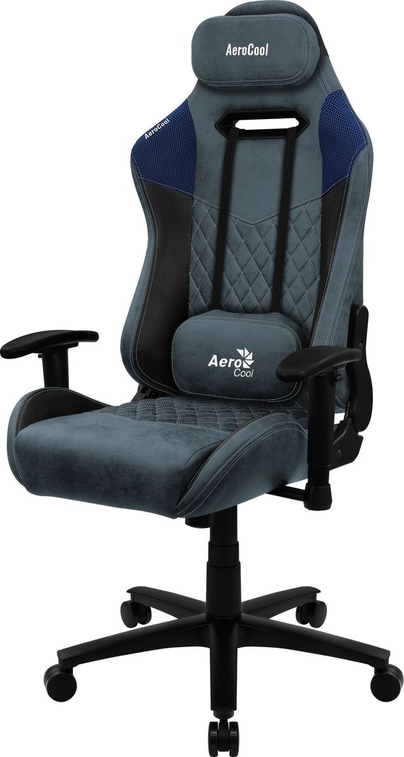 SILLA GAMER AEROCOOL DUKE STEEL BLUE-1