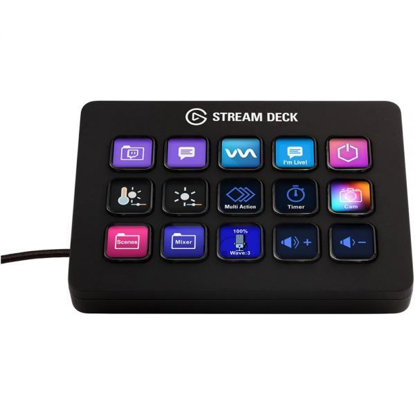 Streamdeck ElGato MK.2, 15 Teclas Programables, Negro-0