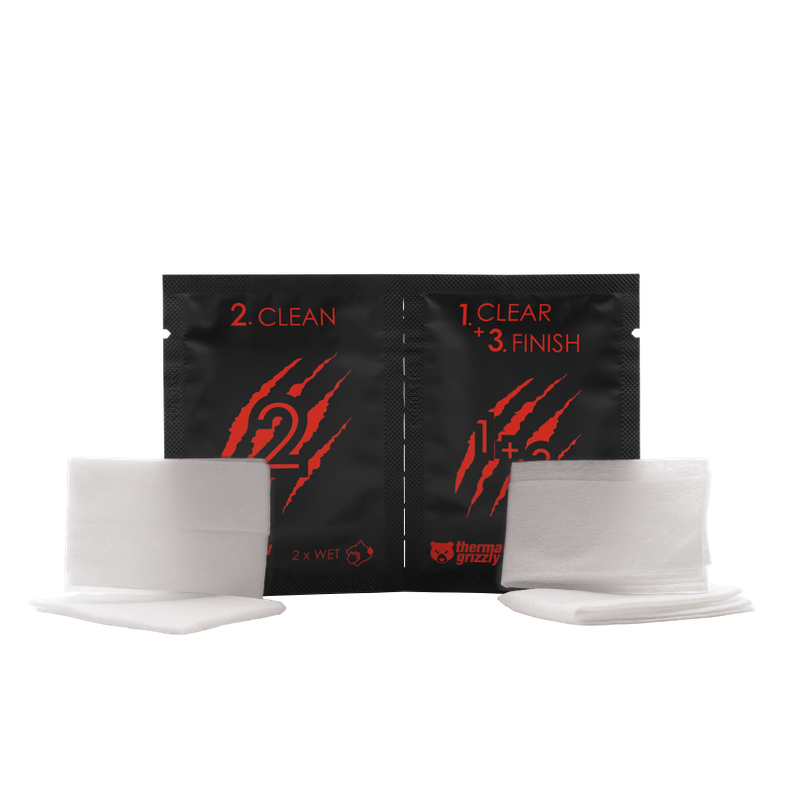 Toallitas de Limpieza Thermal Grizzly 10 unidades