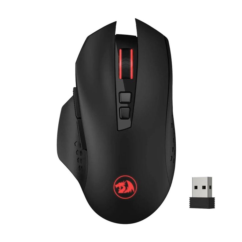 Mouse Gamer Inalámbrico Redragon M656 Gainer, 4000 DPI, Wireless 2.4GHz, Negro-0