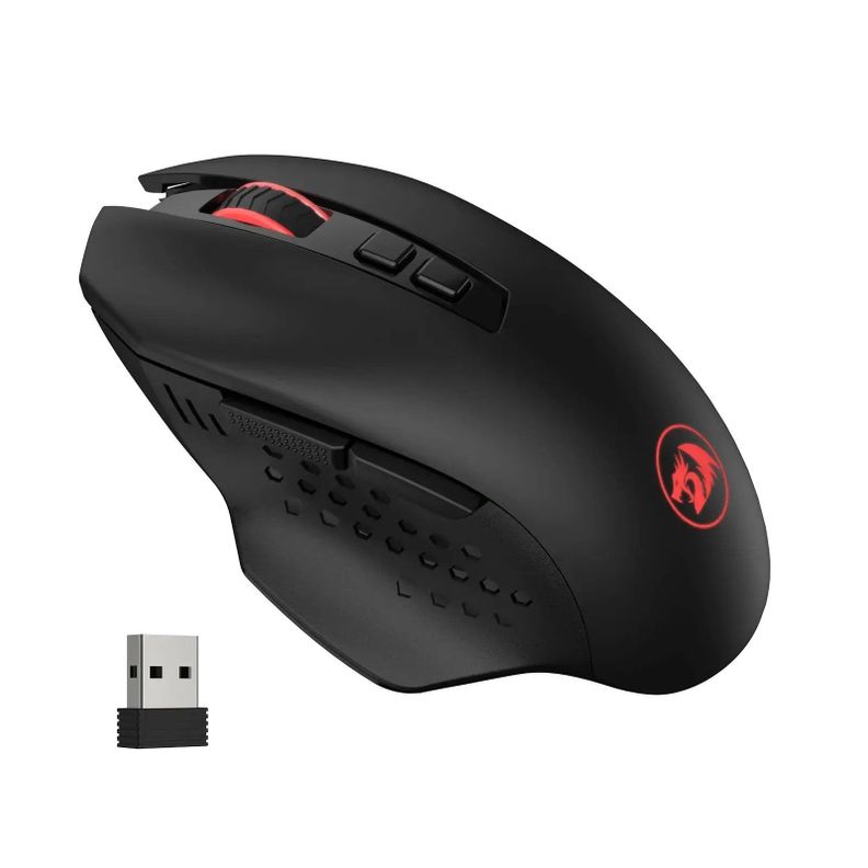 Mouse Gamer Inalámbrico Redragon M656 Gainer, 4000 DPI, Wireless 2.4GHz, Negro-2