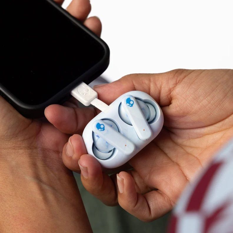 Audífonos Bluetooth Skullcandy EcoBuds, True Wireless, Glacier-3