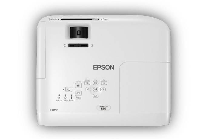 Proyector PowerLite E20, 3LCD, Portátil, 3400 Lúmenes-3