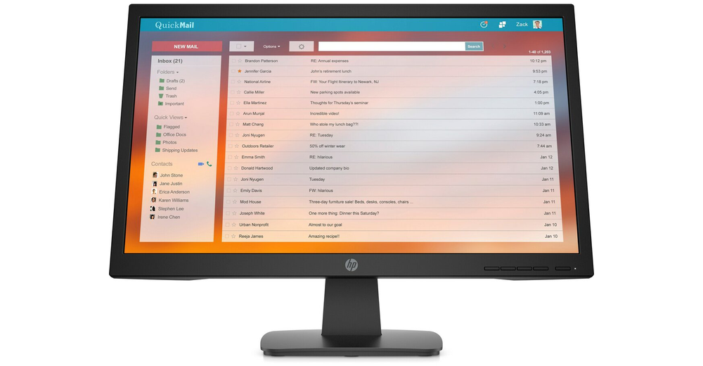 Monitor HP P22v G4, 21.5'', FHD (1920x1080)-0