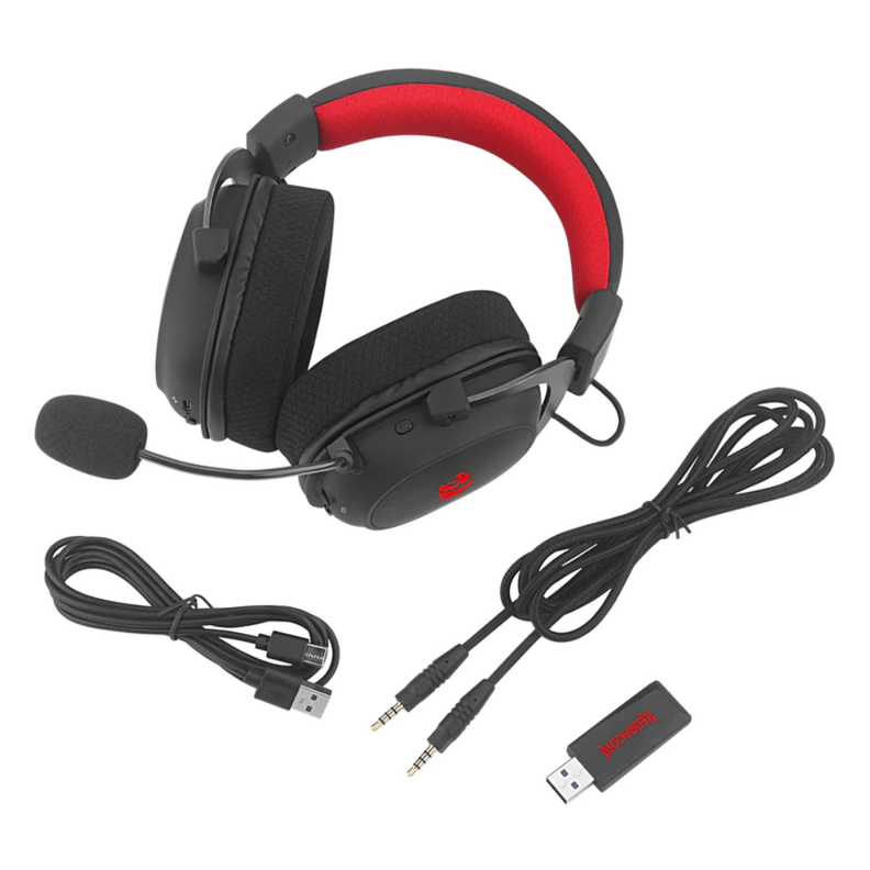 Audífonos Gamer Inalámbricos Redragon Zeus X Wireless, Over-Ear, 7.1 Virtual, RGB-3