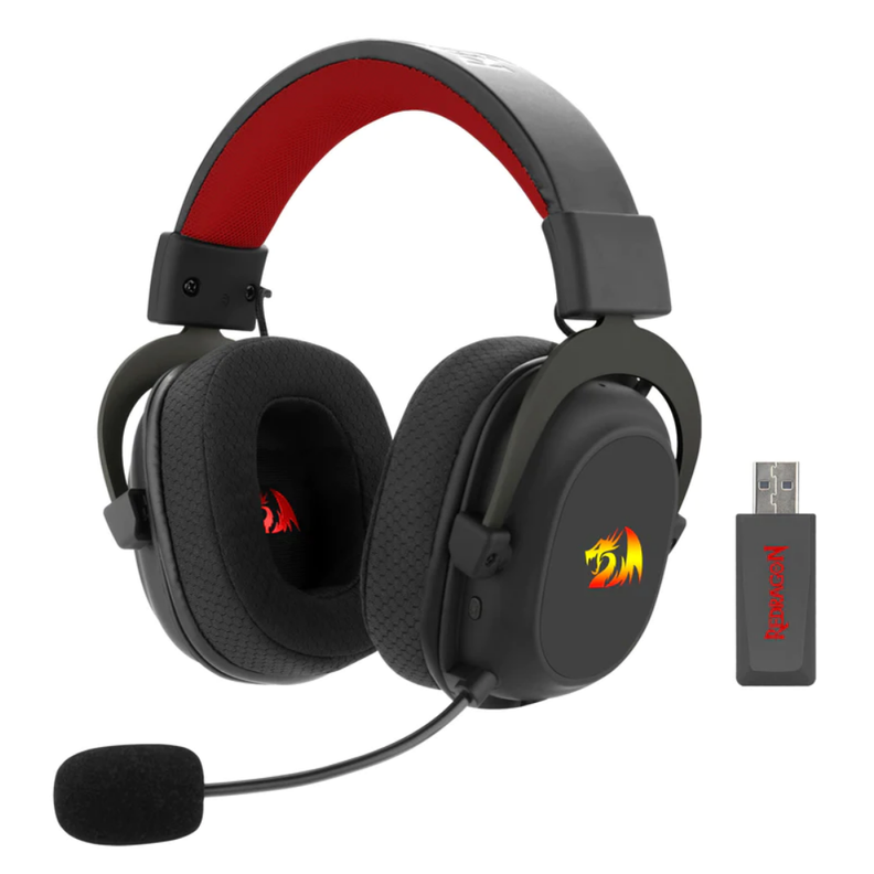 Audífonos Gamer Inalámbricos Redragon Zeus X Wireless, Over-Ear, 7.1 Virtual, RGB-0