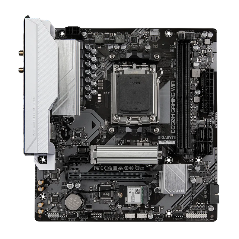 Placa Madre Gigabyte B650M GAMING WIFI, AM5, DDR5-2