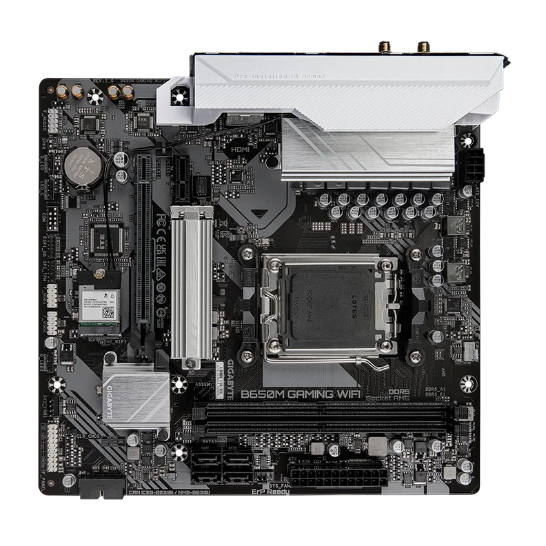 Placa Madre Gigabyte B650M GAMING WIFI, AM5, DDR5-3