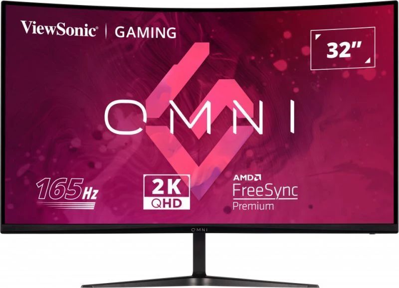 Monitor Gamer Curvo Viewsonic VX3218C-2K, 32" QHD, 165hz, 1ms, FreeSync Premium-0