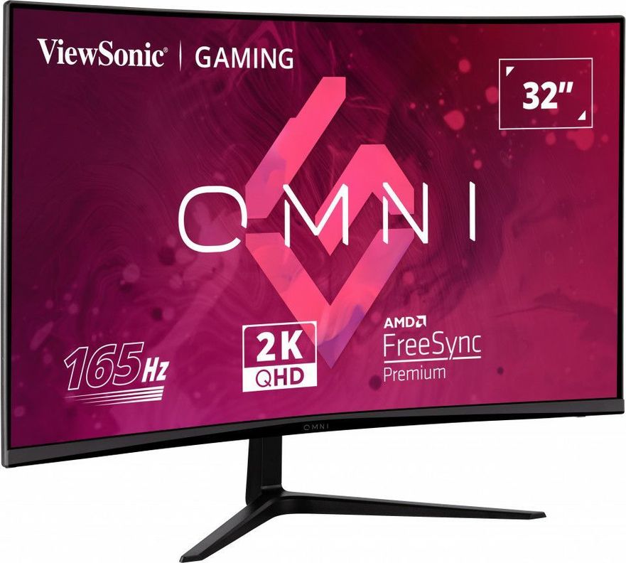 Monitor Gamer Curvo Viewsonic VX3218C-2K, 32" QHD, 165hz, 1ms, FreeSync Premium-1